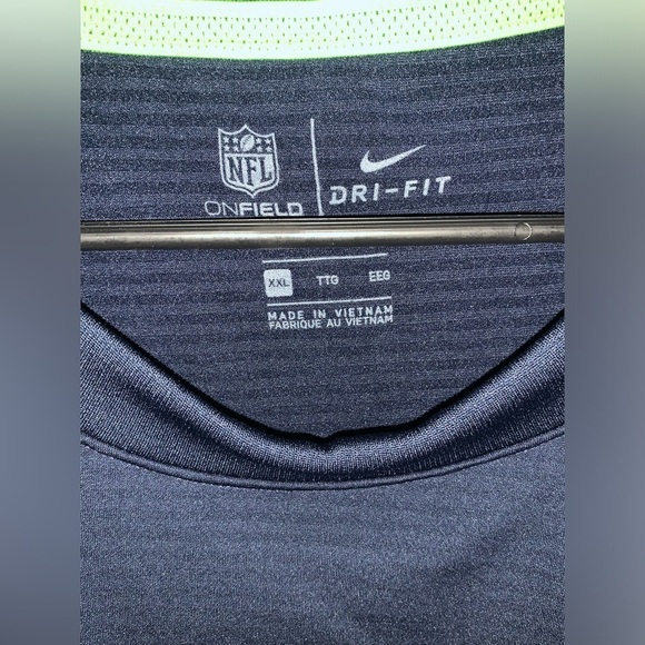 Men's College Navy Seattle Seahawks Sideline Team Performance xxl - Picture 3 of 4